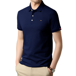 德尼朋友高端POLO衫男纯棉短袖t恤夏季商务休闲上衣男装名牌男士