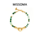 Missoma珍珠手拉手串珠手链宝石多巴胺高级感礼物 hailey同款