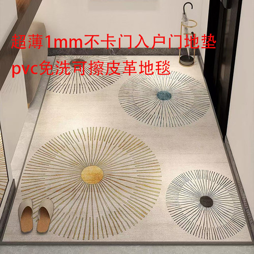 超薄1mm不卡入户门进门免洗地垫