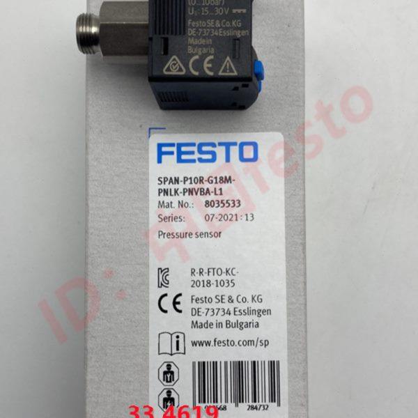 费斯托8035539压力传感器SPAN-P10R-Q4M5F-PNLK-PNVBA-L1 8035541