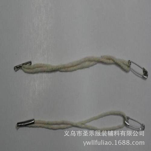供应别针吊绳 缎带挂线 葫芦别针吊线 棉线吊绳制作