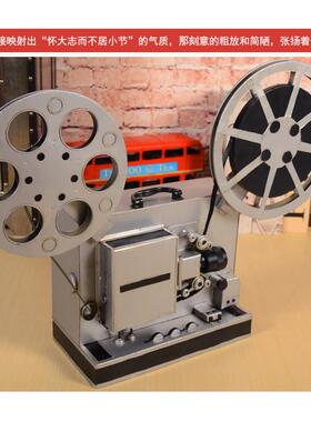 复古手握电影放映机模型 老式店铺橱窗家居装饰摆件 摄影道具
