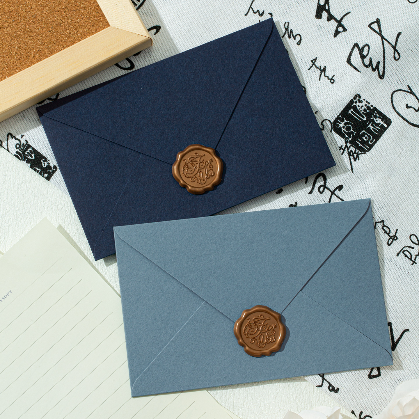 艾黎信封信纸套装商务高级仪式感信封墙装饰邀请函生日祝福毕业寄语情书表白手写信送男女朋友老师同学