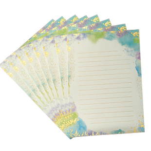 艾黎古风信纸高级感A5烫金好看的手写情书表白浪漫写信笺纸文艺精美精致信封套装送男朋友女神B5信纸