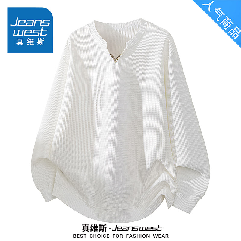 真维斯美式休闲长袖卫衣男女款