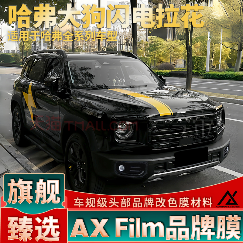 头部品质哈弗闪电侧身拉花