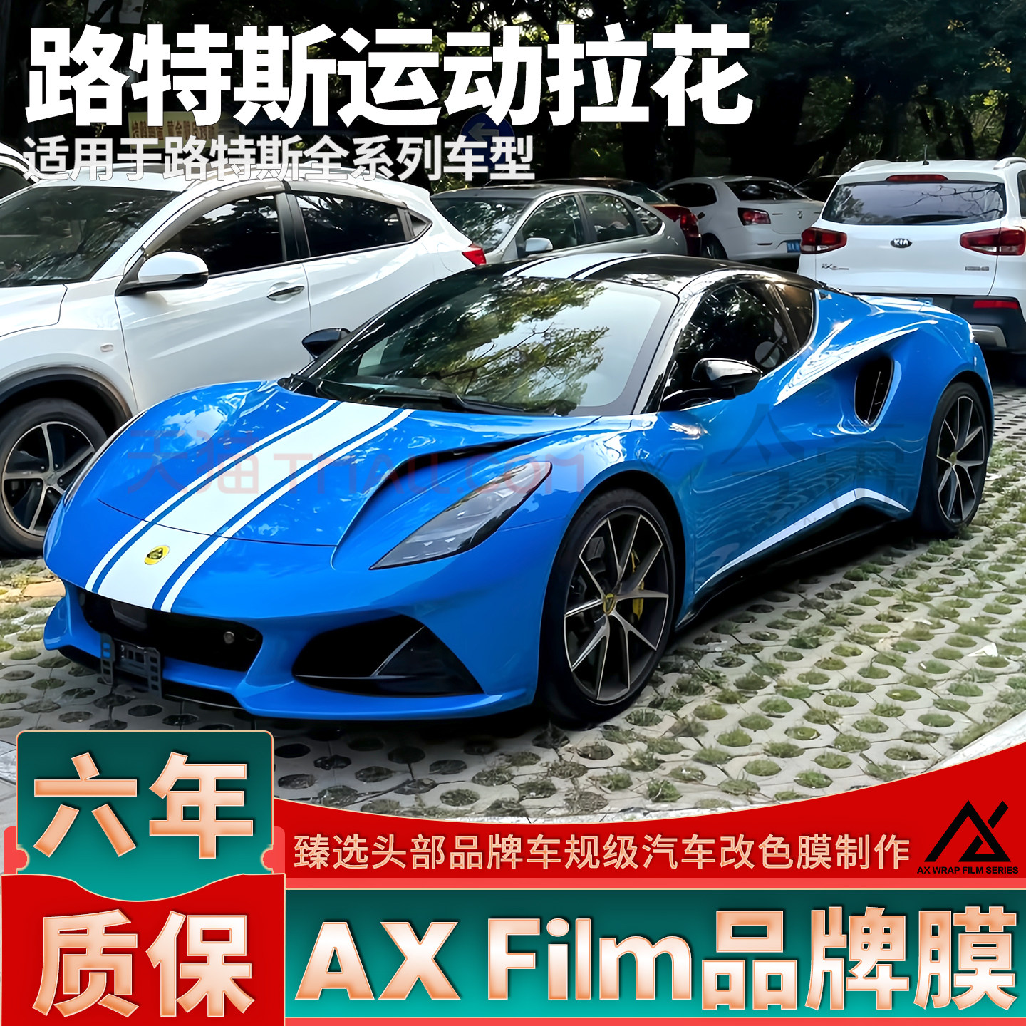 适用于路特斯Emiea拉花EMEYA繁花ELETRE白色车贴机盖线条装饰贴纸