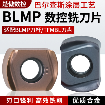 BLMP数控铣刀片快进给双面开粗BLMP刀杆TFMBL刀盘刀粒0603R/0904R