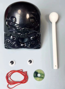 上班族办公室桌面树脂小木鱼解压神器静心敲打摆件非实木