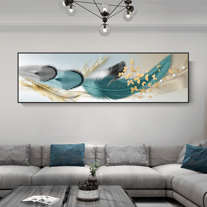 贴钻客厅卧室羽毛十字绣