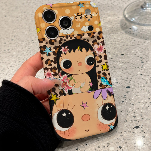 日韩ins卡通适用苹果17手机壳菲林二合一nova13华为p90mate80小米15文艺opporeno16vivo荣耀300iPhone16新款