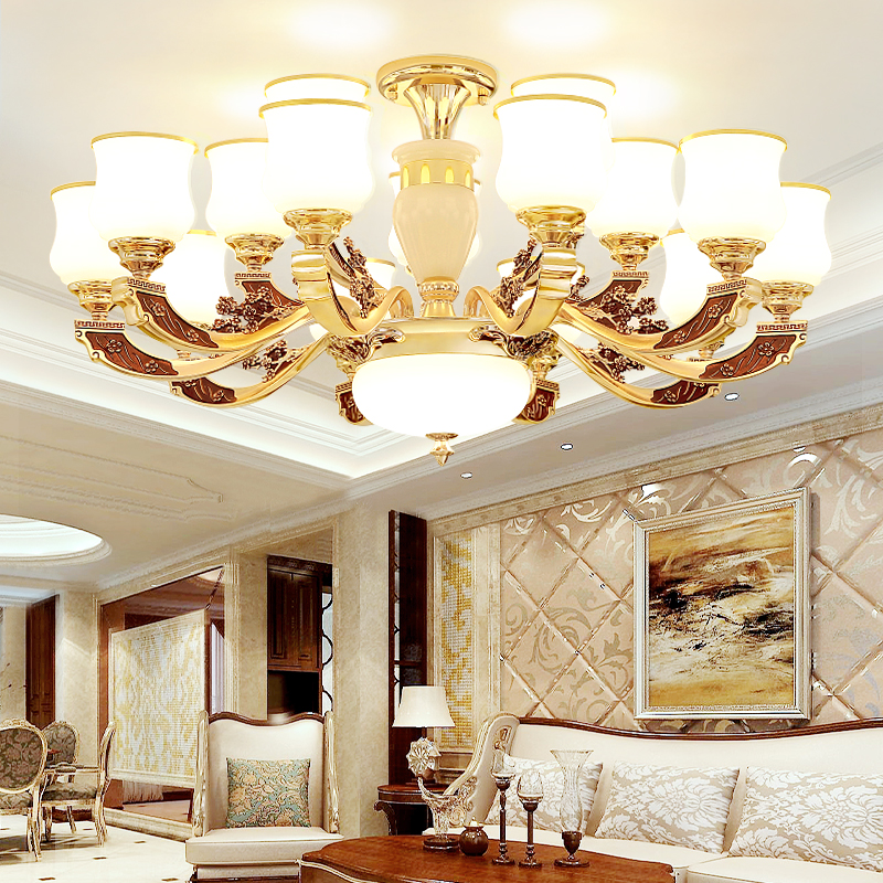 2024年新款欧式客厅吊灯简欧奢华大气简约现代家用大厅餐厅卧室灯