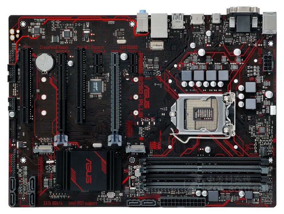 asus/华硕prime b250-plus b250大板 ddr4 1151针6 7代i5i7 双m.