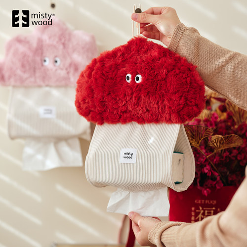 节日限定款云朵挂挂纸巾盒