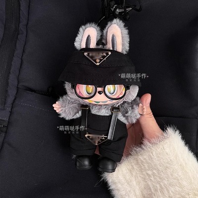 bubu娃衣大牌高级感黑色背带裤