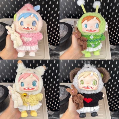 宝拉娃衣服装POLAR-Monster Baby怪物收藏系列毛绒公仔套装冬毛衣