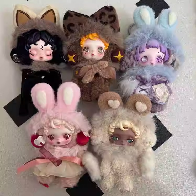 sp三代不眠剧场系列娃衣毛绒头饰可爱配件兔耳朵毛衣裙发饰配饰