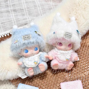 dimoo新生日记系列娃衣服10cm搪胶毛绒挂件秋冬替换装毛衣帽子