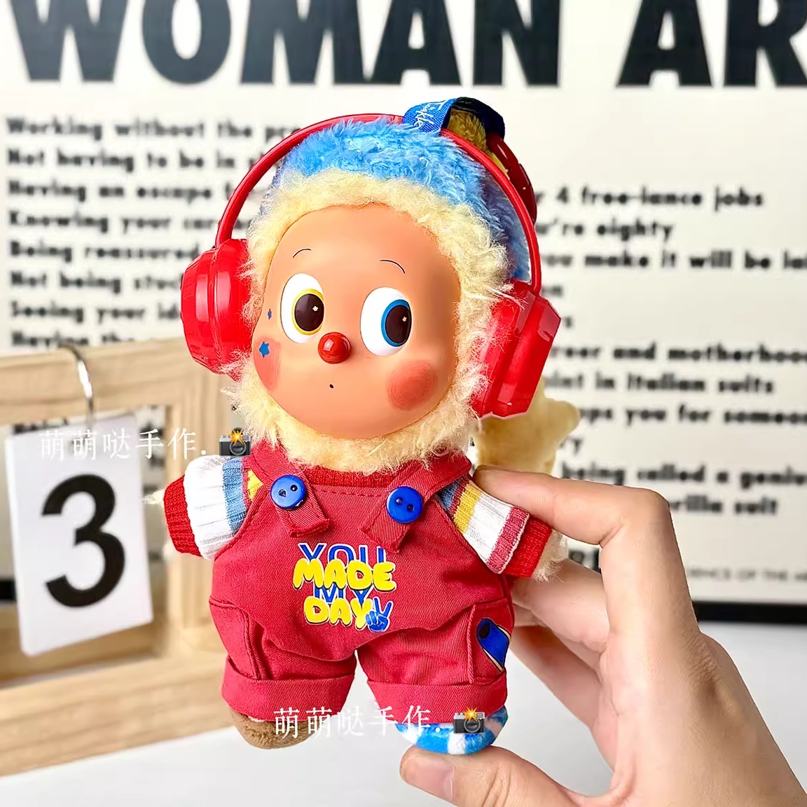 彩虹豆丁星星人WHY SO SERIOUS搪胶毛绒玩偶万圣节小丑仅娃衣着替