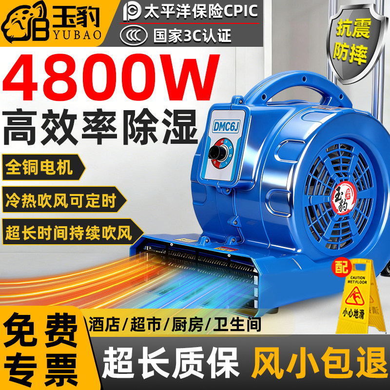 吹地机超大功率地面吹干机商用吹风机家用卫生间厕所强力除湿除臭