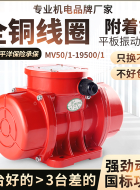 MV50/1-19500/1工业振动电机380v三相异步震动电机下料振动器国标