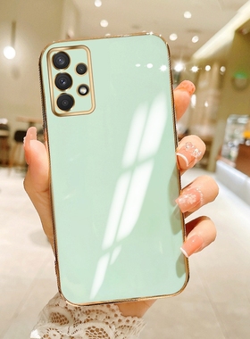 适用于三星A32手机壳Samsung Galaxy A32防摔软壳SM-A325F保护套三星a32硅胶全包SM-A325M电镀网红情侣纯外壳