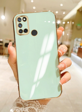 适用于realme C17手机壳realmec17防摔软壳realme真我C17保护套RMX2101硅胶全包真我c17电镀网红情侣纯色外壳