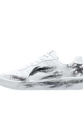 【定制球鞋】 李宁 浮舟 板鞋 樱落墨潭 AGCS419-1