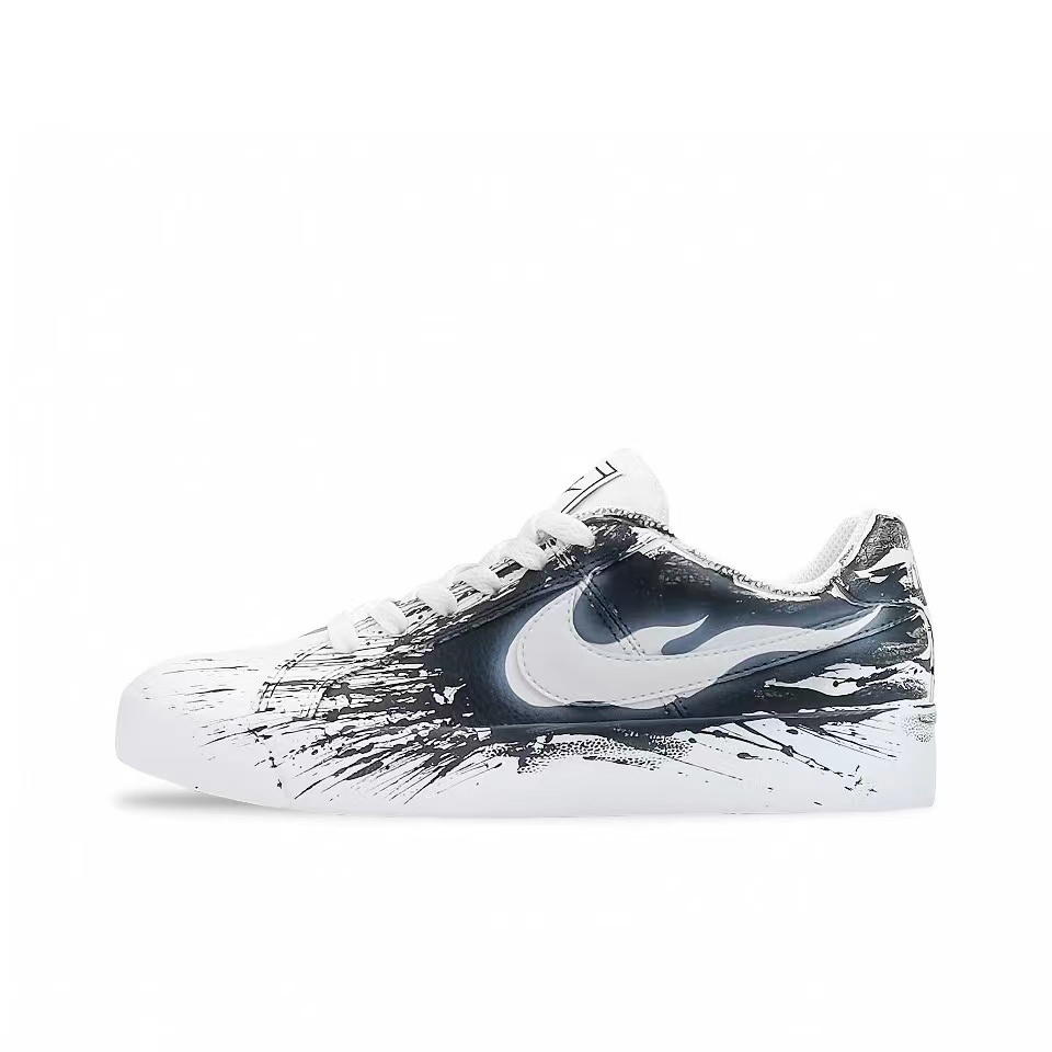 【定制球鞋】Nike Court Royale 毒液 超级英雄 黑白 BQ4222-103