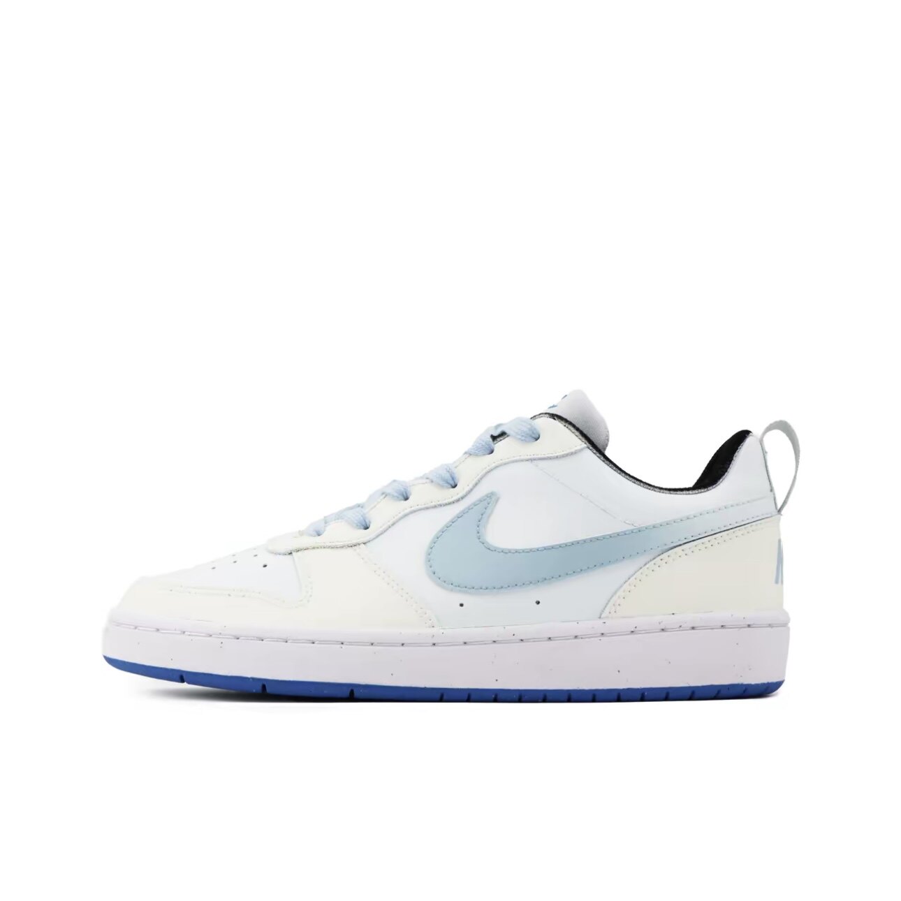【定制球鞋】Nike Court Borough 冰雾蓝釉 喷绘 米蓝 DV5456-019