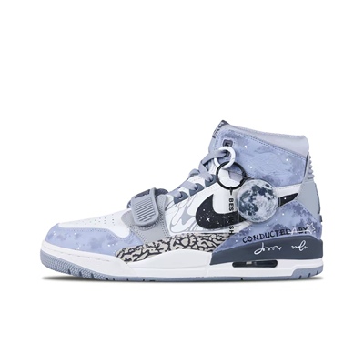 【定制球鞋】Jordan Legacy 312 银河来信  静谧灰  AV3922-002