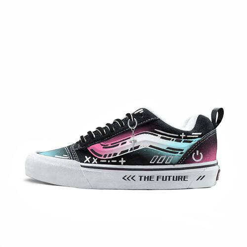 VANS范斯面包鞋幻彩电音定制