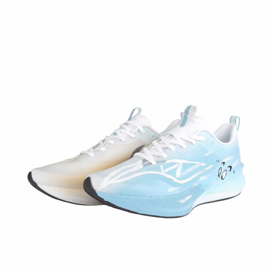 【定制球鞋】 李宁 赤兔8 Pro 跑鞋  鸳鸯款/奶酪闹剧 ARPV003-1