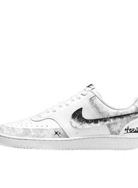 【定制球鞋】 Nike Court Vision 1 板鞋   镜花水月 CD5463-101