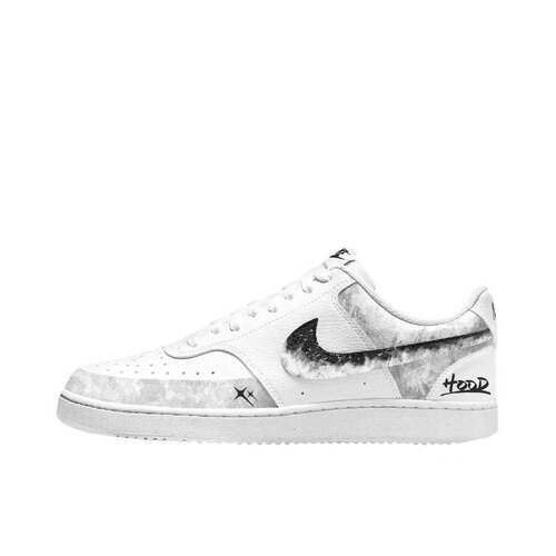 【定制球鞋】 Nike Court Vision 1 板鞋   镜花水月 CD5463-101