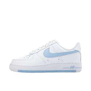 【定制球鞋】Nike Air Force 1 板鞋 灰色/蓝色/白色 CW2288-111