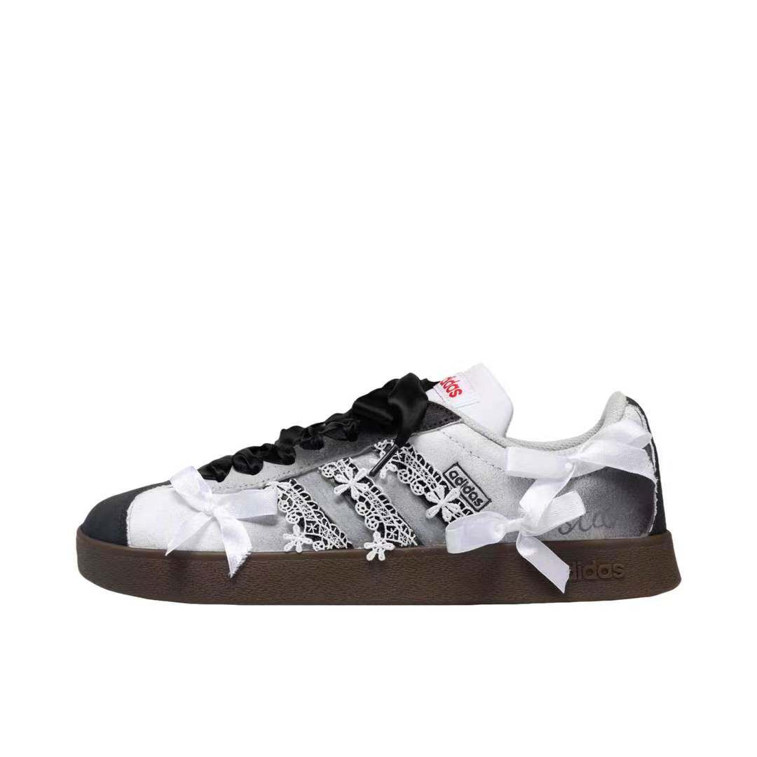 【定制球鞋】Adidas neo VL Court 2.0   板鞋   芭蕾起舞JS3003