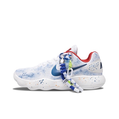 【定制球鞋】Nike Hyperdunk 浮于云海 喷绘渐变 蓝白 HF0733-131