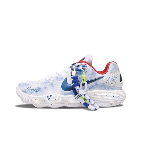 【定制球鞋】Nike Hyperdunk 浮于云海 喷绘渐变 蓝白 HF0733-131