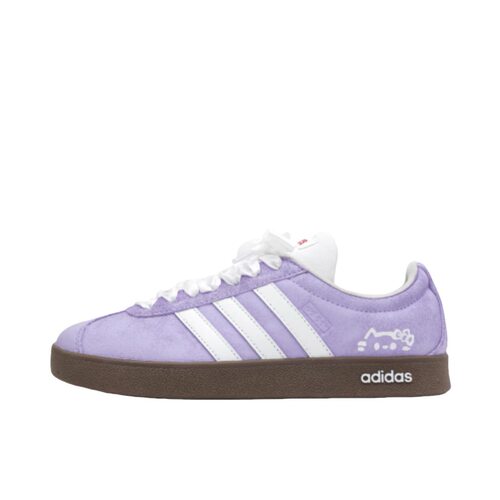 【定制球鞋】adidas neo VL Court 2.0 芭蕾风紫色 adidas