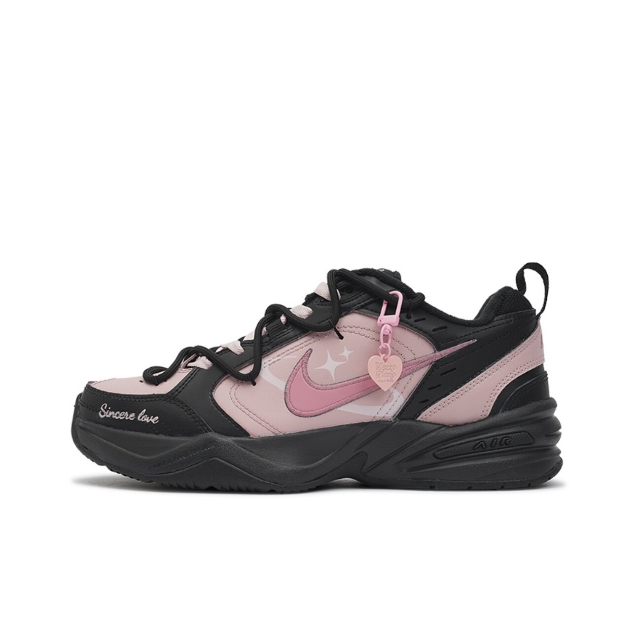 【定制球鞋】Nike Air Monarch 4 星空之恋 黑粉 415445-001