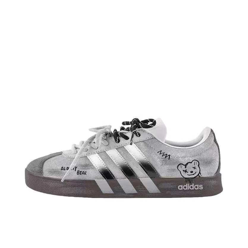 【定制球鞋】 adidas neo Vl Court 板鞋 Bao力小熊 HQ1802