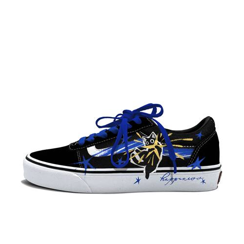 【定制球鞋】Vans/范斯 Ward Active黑猫星梦  VN0A36EMC4R