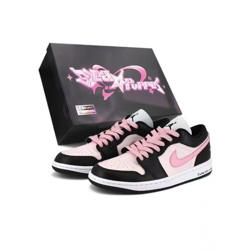 【定制球鞋】Air Jordan 1 Black Pink 雾野樱花 黑粉 DC0774-101