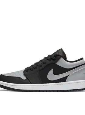 【定制球鞋】Air Jordan 1 板鞋 影子/灰色 553558-132