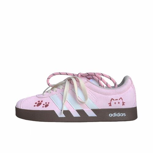 【定制球鞋】Adidas neo VL Court 2.0   板鞋   香芋粉 HQ1802