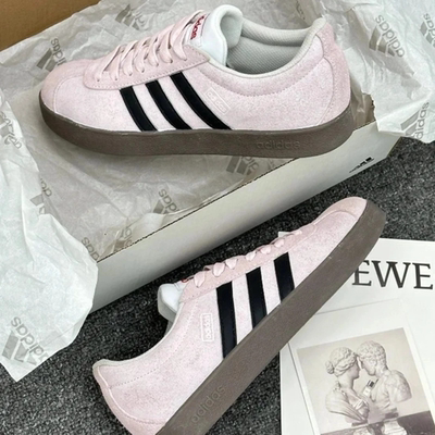 【定制球鞋】adidas neo Vl Court 考拉派对 束恋 芭蕾风 HQ1802