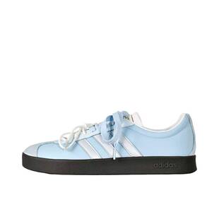 【定制球鞋】 adidas neo Vl Court   板鞋   浅蓝芭蕾ID6015