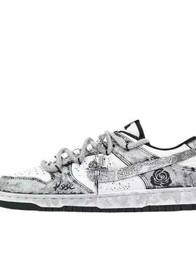 【定制球鞋】Nike Dunk 银绽 DD1391-100