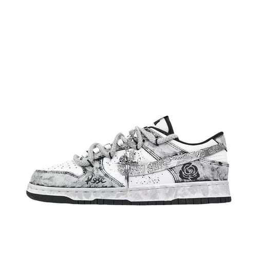 【定制球鞋】Nike Dunk 银绽 DD1391-100